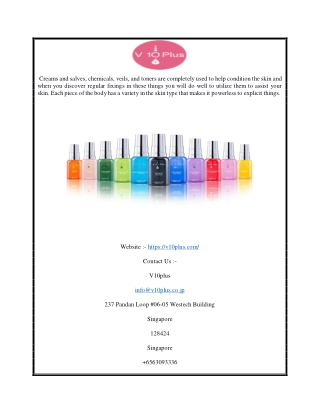 Organic Skincare Products Online in Singapore | V10plus.com