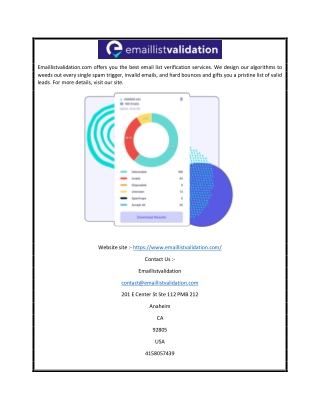 Email List Verifier | Emaillistvalidation.com