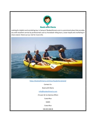 Ocean Kayak and Snorkeling to Chora Island | Bookwithmaria.com