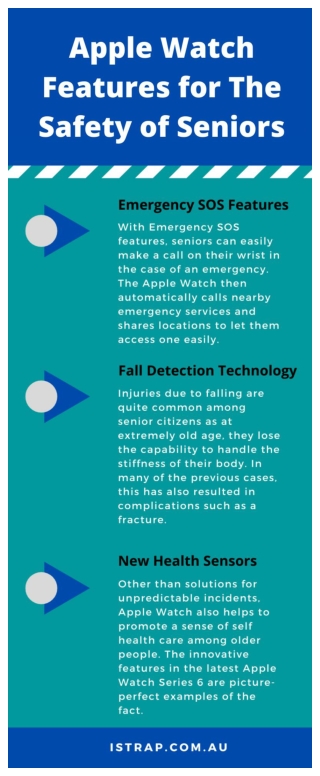 Apple watch features for the safety of seniors