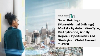 Smart Buildings (Nonresidential Buildings) Market Analysis and Forecast Report 2030