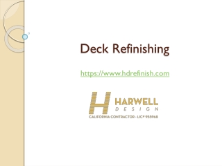 Deck Refinishing