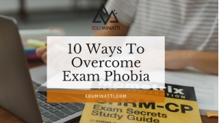 10 Ways To Overcome Exam Phobia