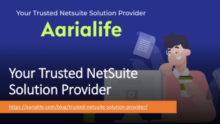 Your Trusted NetSuite Solution Provider