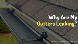 Why Are My Gutters Leaking?