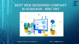 Best Web Designing Company in Gurgaon - Why Shy