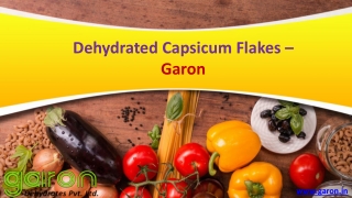 Dehydrated Capsicum Flakes