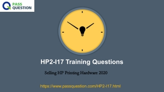 Selling HP Printing Hardware HP2-I17 Dumps