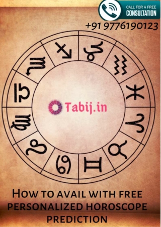 How to avail with free personalized horoscope prediction