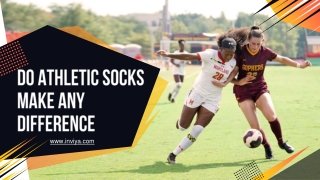 Do athletic spandex socks make a difference to performance?