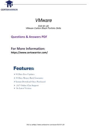 5V0-91.20 Latest Questions Answers To pass Your Exam 2020