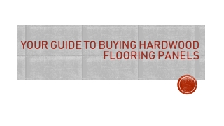 Your Guide To Buying Hardwood Flooring Panels