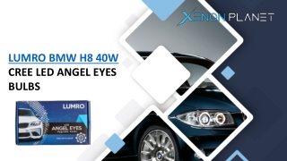 LUMRO BMW H8 40W CREE LED Angel Eyes Bulbs