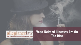 Vape-Related Illnesses Are On The Rise