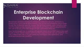 A Perfect Enterprise Blockchain Development Partner