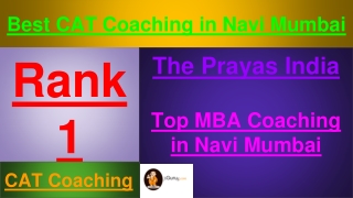 Best CAT Coaching in Navi Mumbai