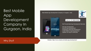 Best Mobile App Development Company In Gurgaon, India