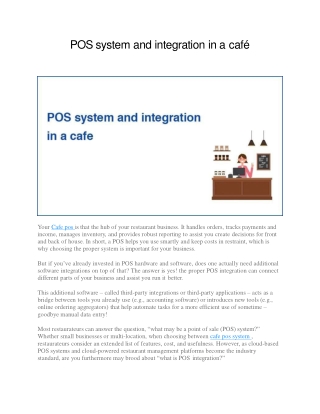 Challenges of a restaurant pos system