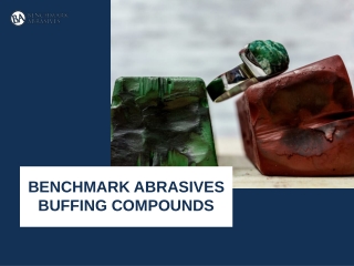 Benchmark Abrasives Buffing Compounds