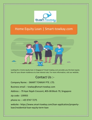 Home Equity Loan | Smart-towkay.com