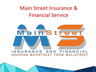 Commercial Property Insurance in Naples - Main Street Insurance & Financial Service