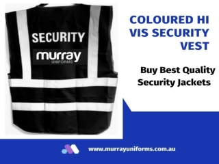 Buy Best Quality Security Jackets - www.murrayuniforms.com.au