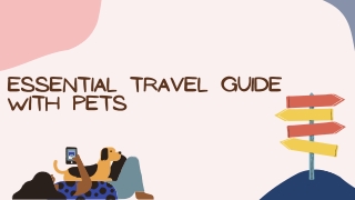 Essential Travel Guide With Pets
