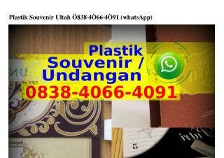 Plastik Souvenir Ultah 0838~4066~4091(WA)