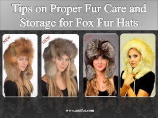 Tips on Proper Fur Care and Storage for Fox Fur Hats