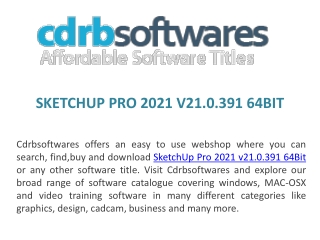 SKETCHUP PRO 2021 V21.0.391 64BIT