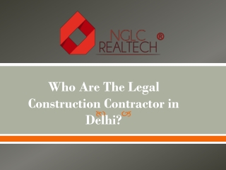 Construction Contractor in Delhi