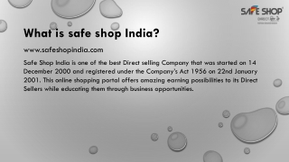­­What is Safe Shop India?