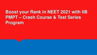 Best Coaching Institute for NEET Exam - Ideal Institute of Biology