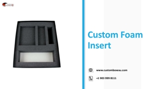Custom foam insert High Resolution Stock Photography in UK