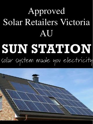 Approved Solar Retailers Victoria AU