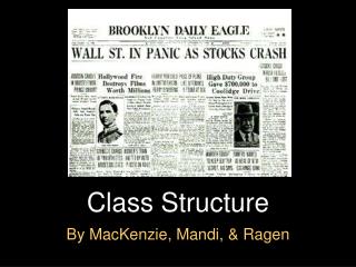 Class Structure