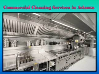 Commercial Cleaning Services in Atlanta