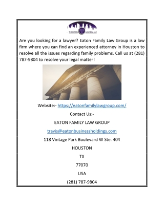 Houston Family Law Firm, Lawyer & Attorney