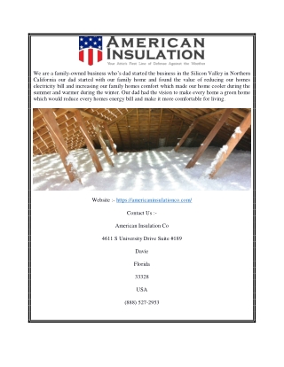 Davie Attic Insulation