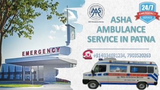 Get the best ICU ambulance service in Patna |ASHA