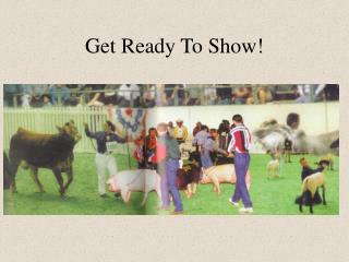 Get Ready To Show!