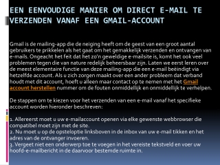 Gmail account herstellen kijk goed naar een online service