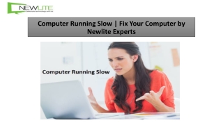 Computer Running Slow | Steps to Fix and Talk to Experts