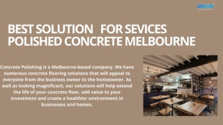 Best polished Concrete Services in Melbourne