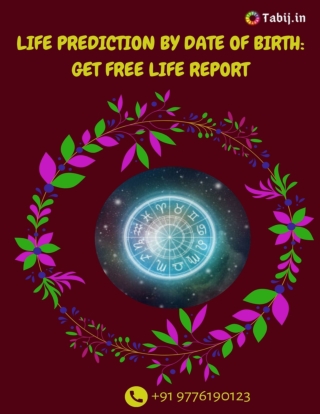 Life prediction by date of birth: Get a free life report