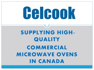 Speed Ovens By Celcook To Choose From