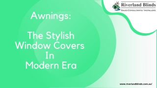 Awnings-Finest quality is our prime goal