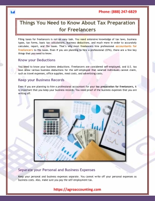 Things You Need to Know About Tax Preparation for Freelancers