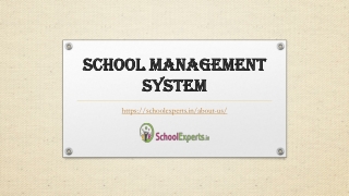 School Management System