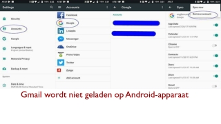 Gmail wordt niet geladen op Android-apparaat